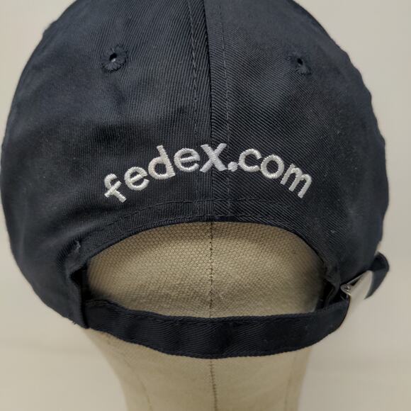 VF Imagewear FedEx Express Slideback Uniform Hat Blue RG-RG Embroidered Logo - Picture 8 of 11